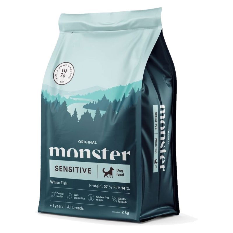 Monster Dog Original Sensitive White Fish